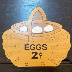 Country Egg Sign